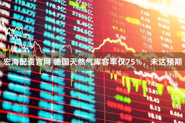 宏海配资官网 德国天然气库容率仅75%，未达预期